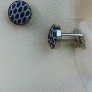 Vintage cufflinks  NWOT $28+ designer silk necktie